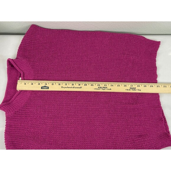New In Collection Women Small Pink Franchesca Knit Vest Sweater Sleeveless NWT - Picture 8 of 9